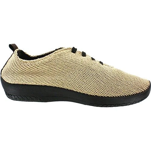 Arcopedico Women's LS Knit "Shocks" Comfort Shoe - Beige 1151