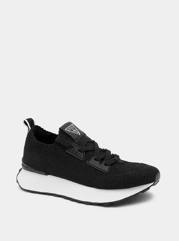 Black Laurine Low-Top Sneakers