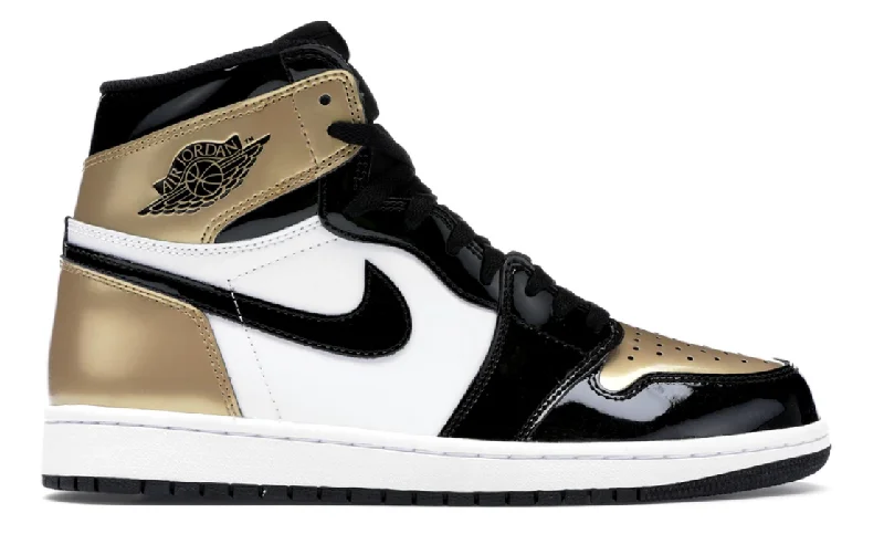 Jordan 1 Retro High NRG Patent Gold Toe