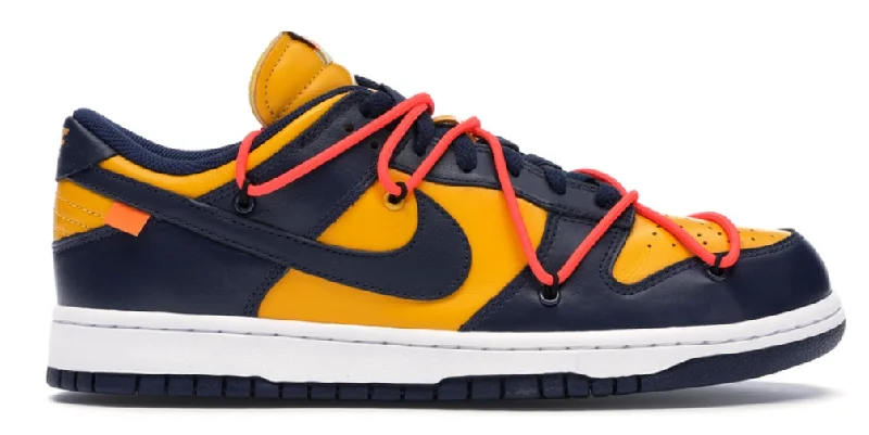 Dunk Low Off-White University Gold Midnight Navy