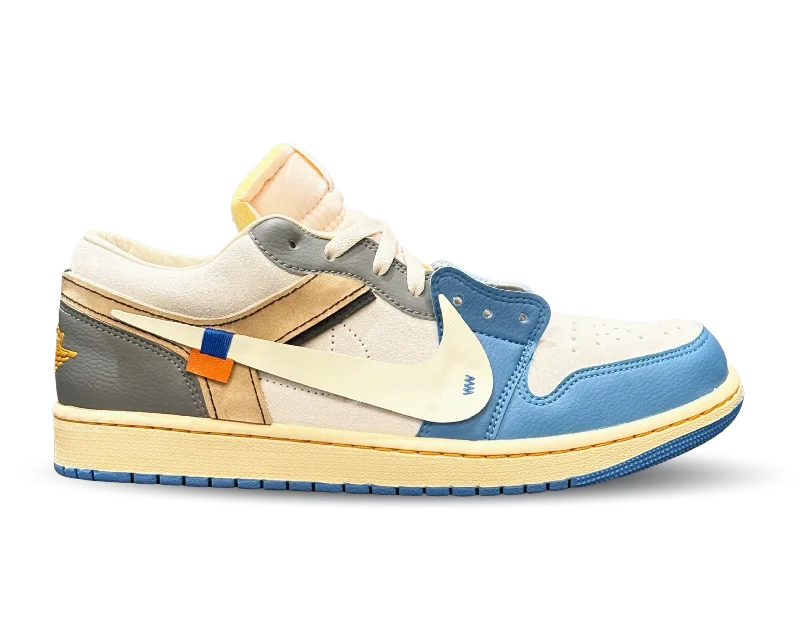 Jordan 1 low Tokyo Vintage  ‘Off-White Inspired’ (Handcrafted Custom)