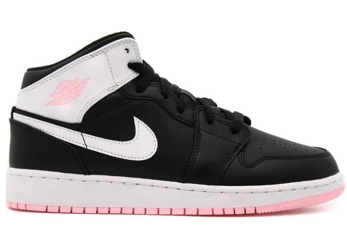 Jordan 1 Mid Arctic Pink Black (GS)