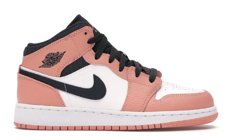 Jordan 1 Mid Pink Quartz (GS)