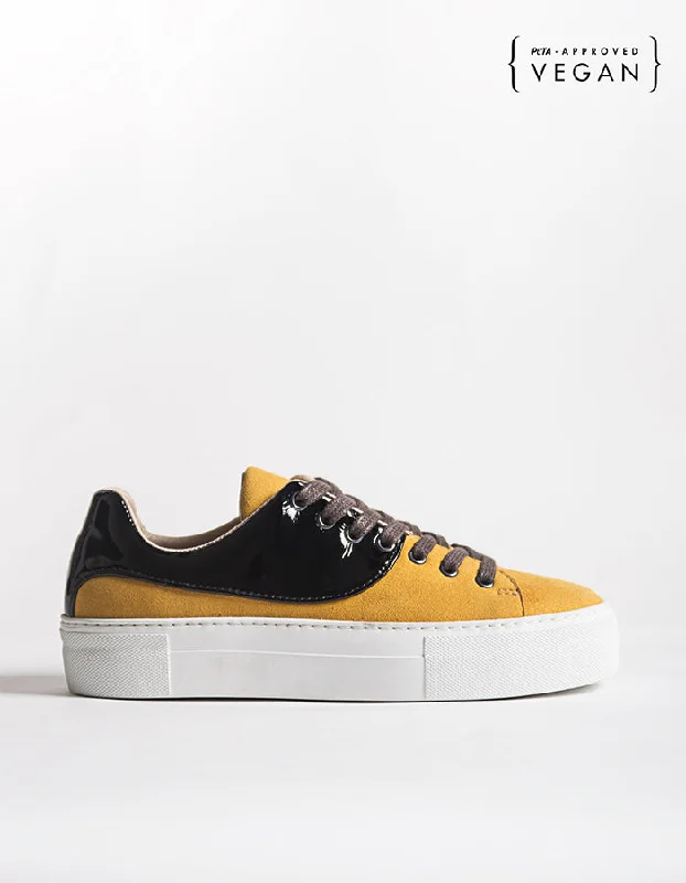 Laureline Mustard Vegan Sneakers