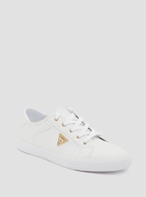 White Comly Low Top Sneakers