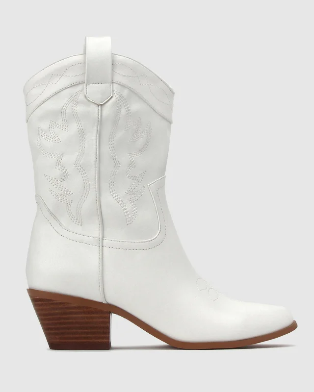 BIRDIE Ankle Western Boots