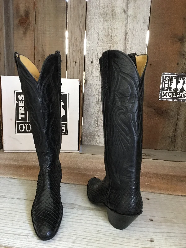 Black Anaconda Tres Outlaws Boot 1400