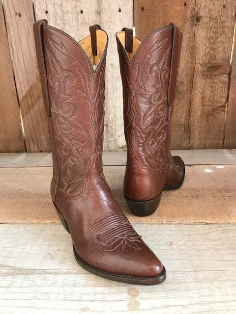 Choco Buffalo & Calf Tres Outlaws Women's Classic Boot 2570@