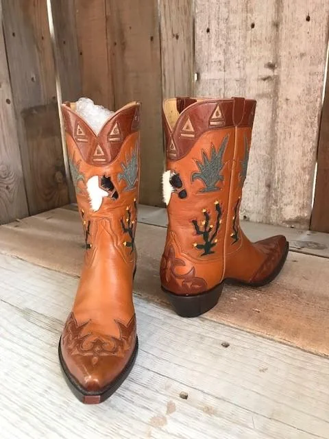 " Arizona " Calf Cacti Tres Outlaws Women's Classic Boot 2392