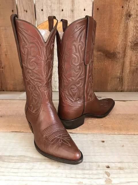 Choc Buffalo &  Calf Tres Outlaws Women's Classic Boot 2397@