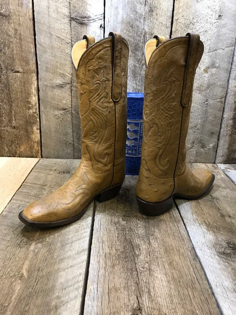 Bronze Kangaroo & Stingray Tres Outlaws Women's Classic Boot 1555 *