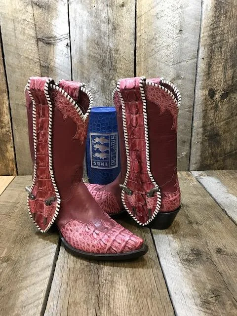 "Pistol Packing Momma " Pink Core Tres Outlaws Women's Classic Boot 1627