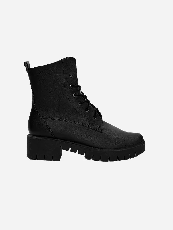 Workers No. 3 Desserto® Cactus Leather Vegan Boots | Black