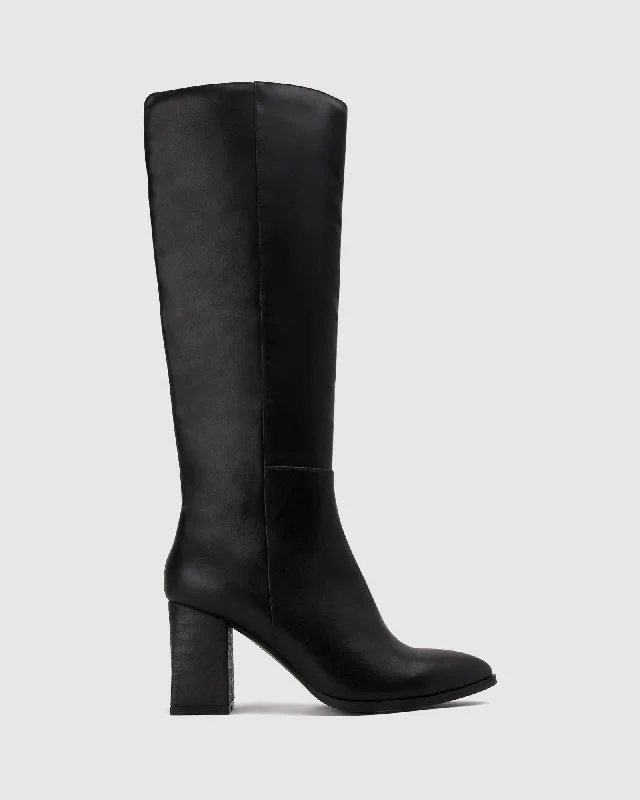 CAMILLE Knee High Block Boots